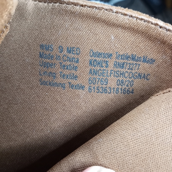 Sonoma Angelfish Booties Cognac Sz. 9 - Picture 9 of 10